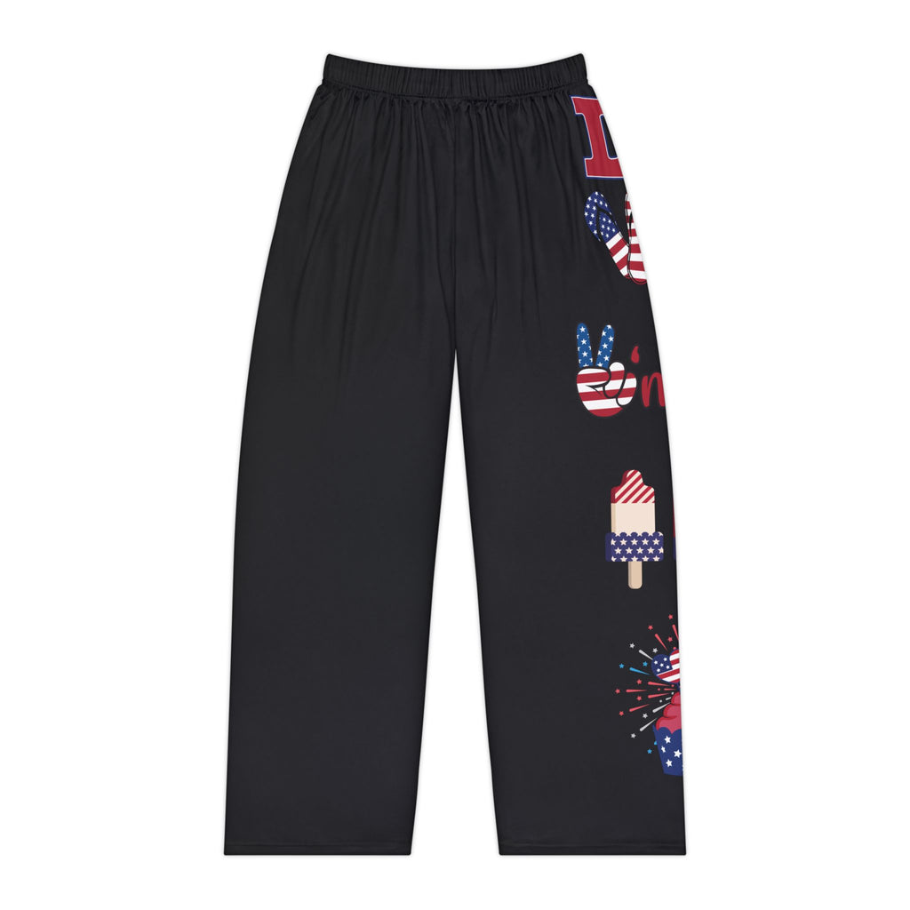 Patriotic Women’s Pajama Pants — Fourth of July AOP Lounge Sleepwear