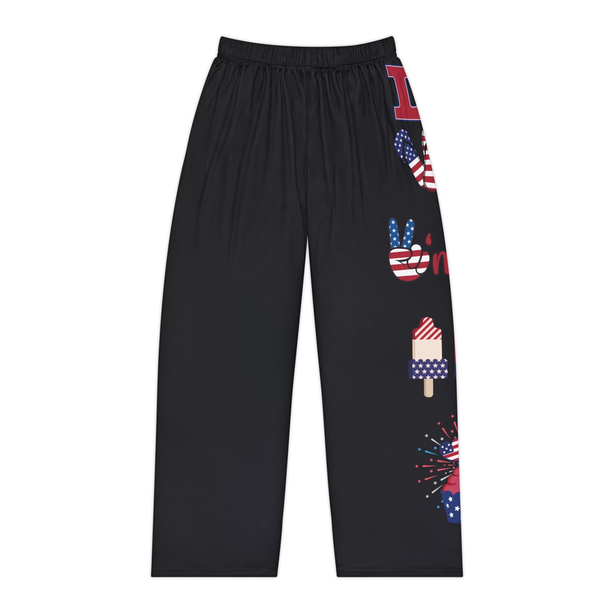 Patriotic Women’s Pajama Pants — Fourth of July AOP Lounge Sleepwear