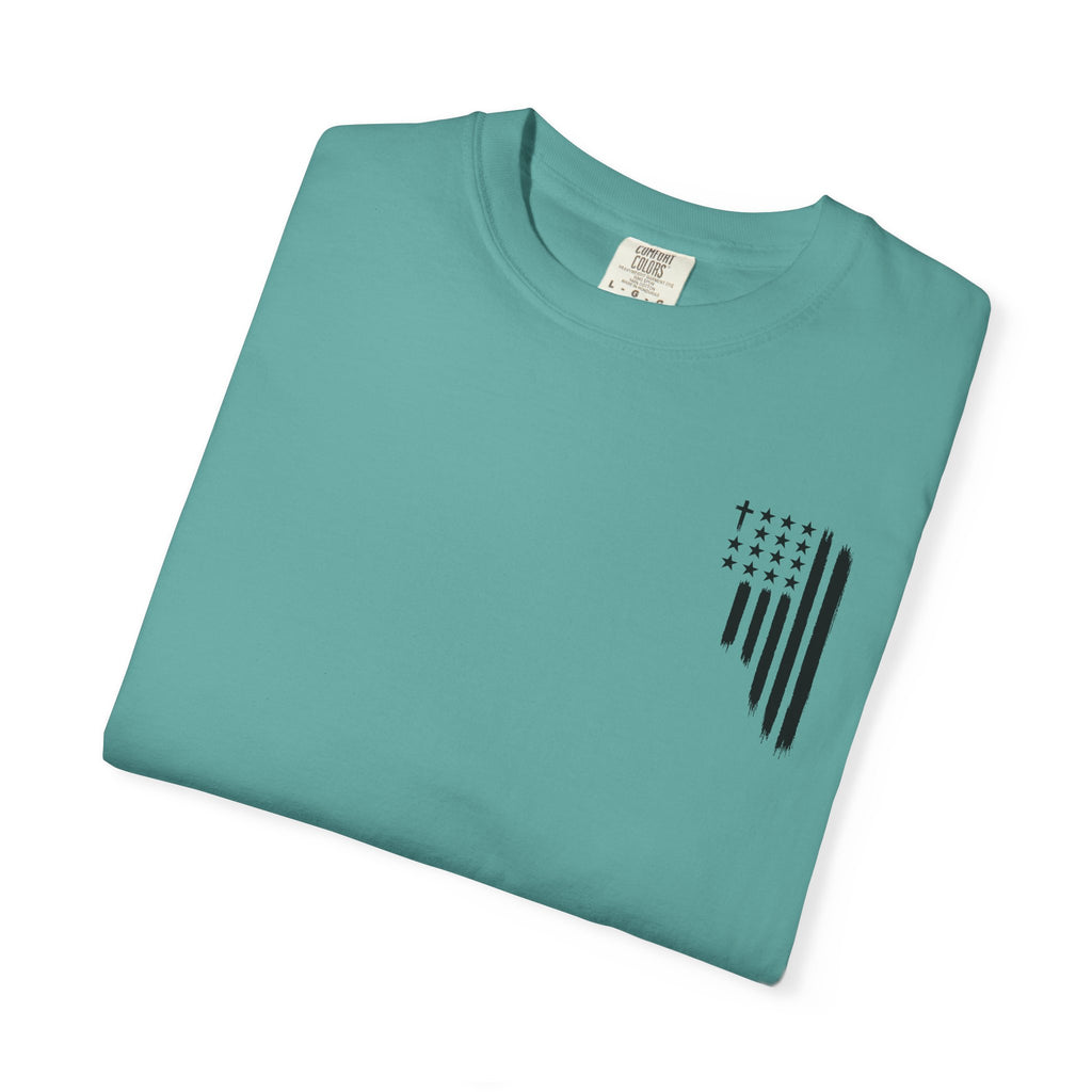 ASG All Stars | Garment-Dyed T-Shirt with Distressed Flag