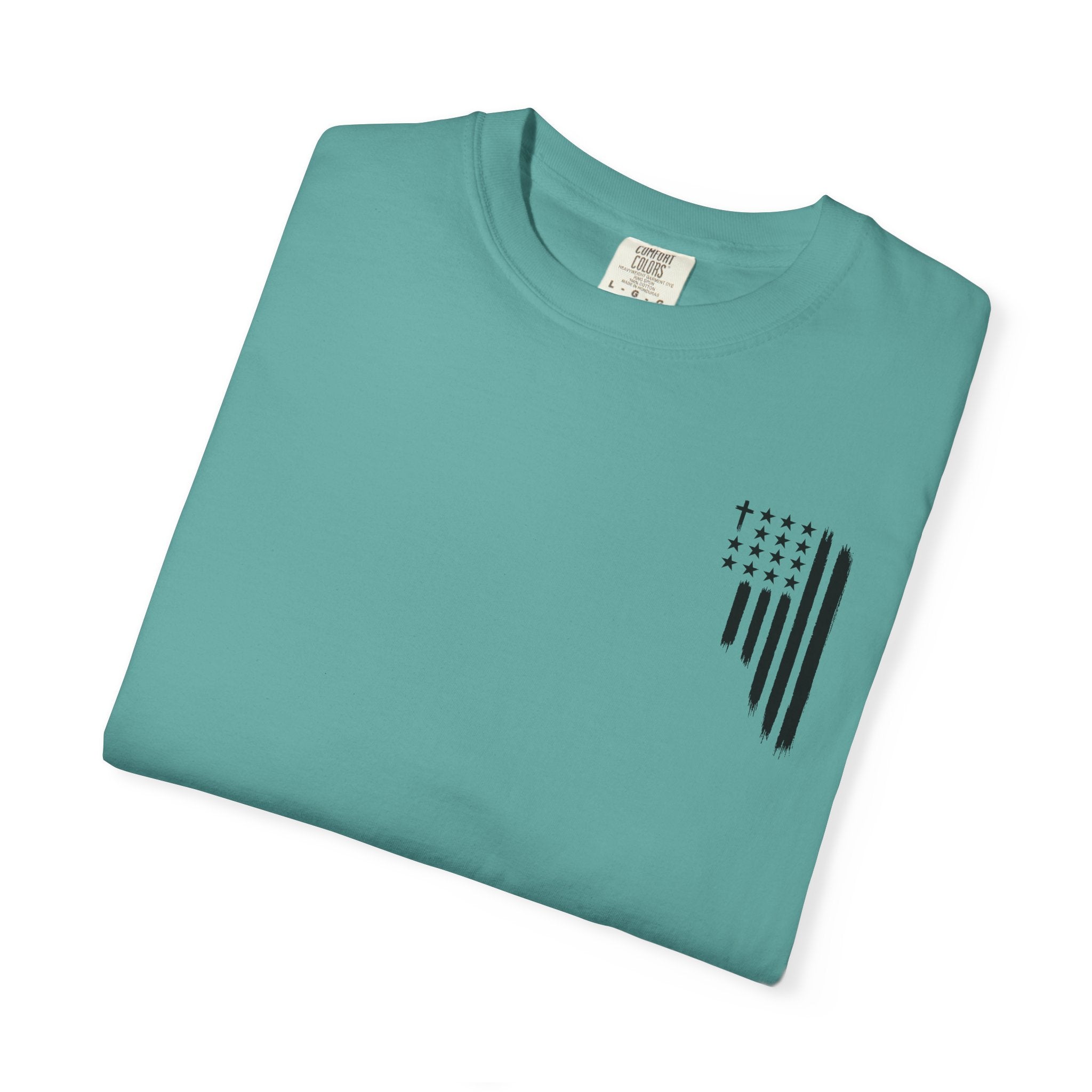 ASG All Stars | Garment-Dyed T-Shirt with Distressed Flag