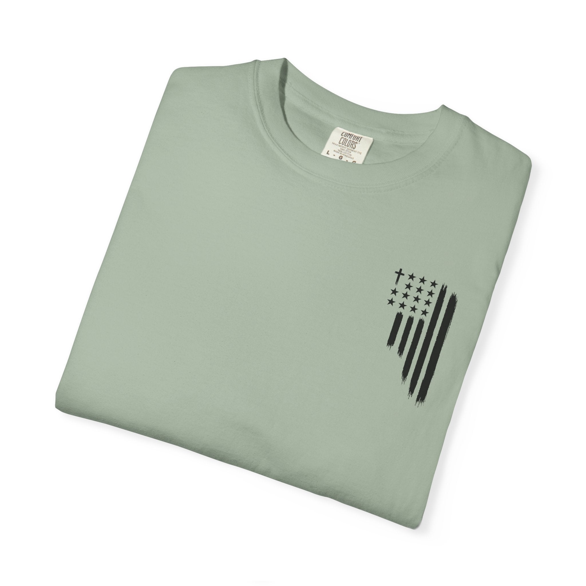 ASG All Stars | Garment-Dyed T-Shirt with Distressed Flag