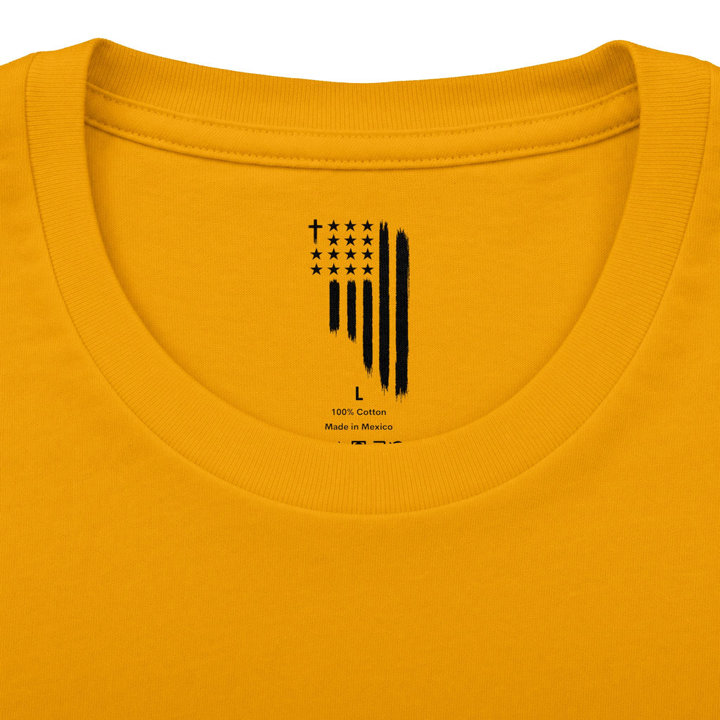 ASIG All Stars Club Flag Graphic Tee — Vintage Monochrome Patriotic T‑Shirt