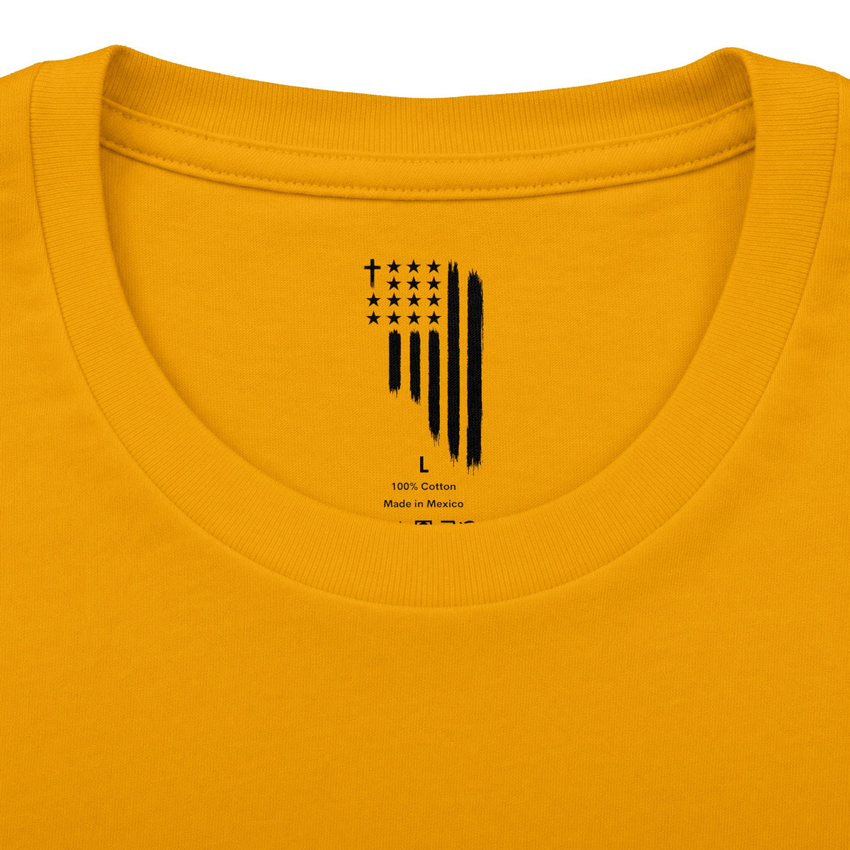 ASIG All Stars Club Flag Graphic Tee — Vintage Monochrome Patriotic T‑Shirt