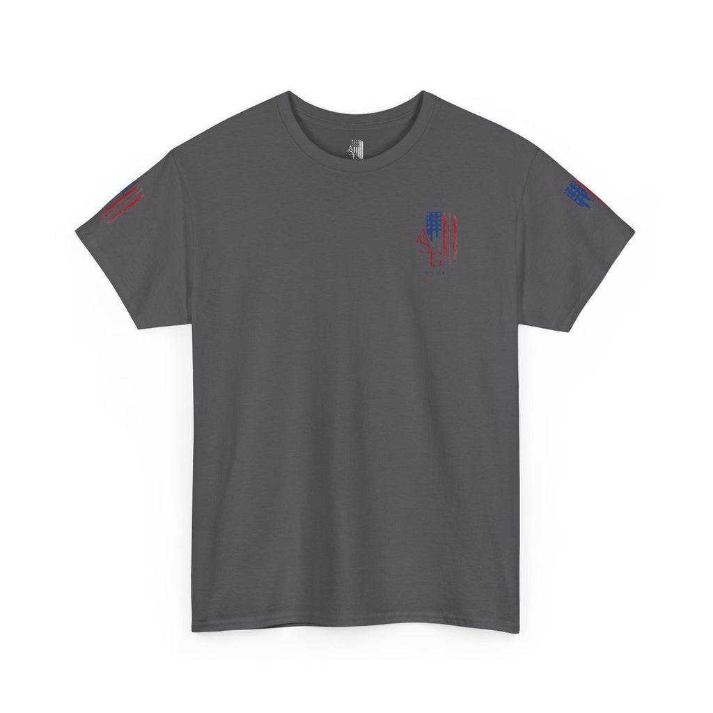 American Flag Distressed Tee - Patriotic USA Shirt for 4th of July