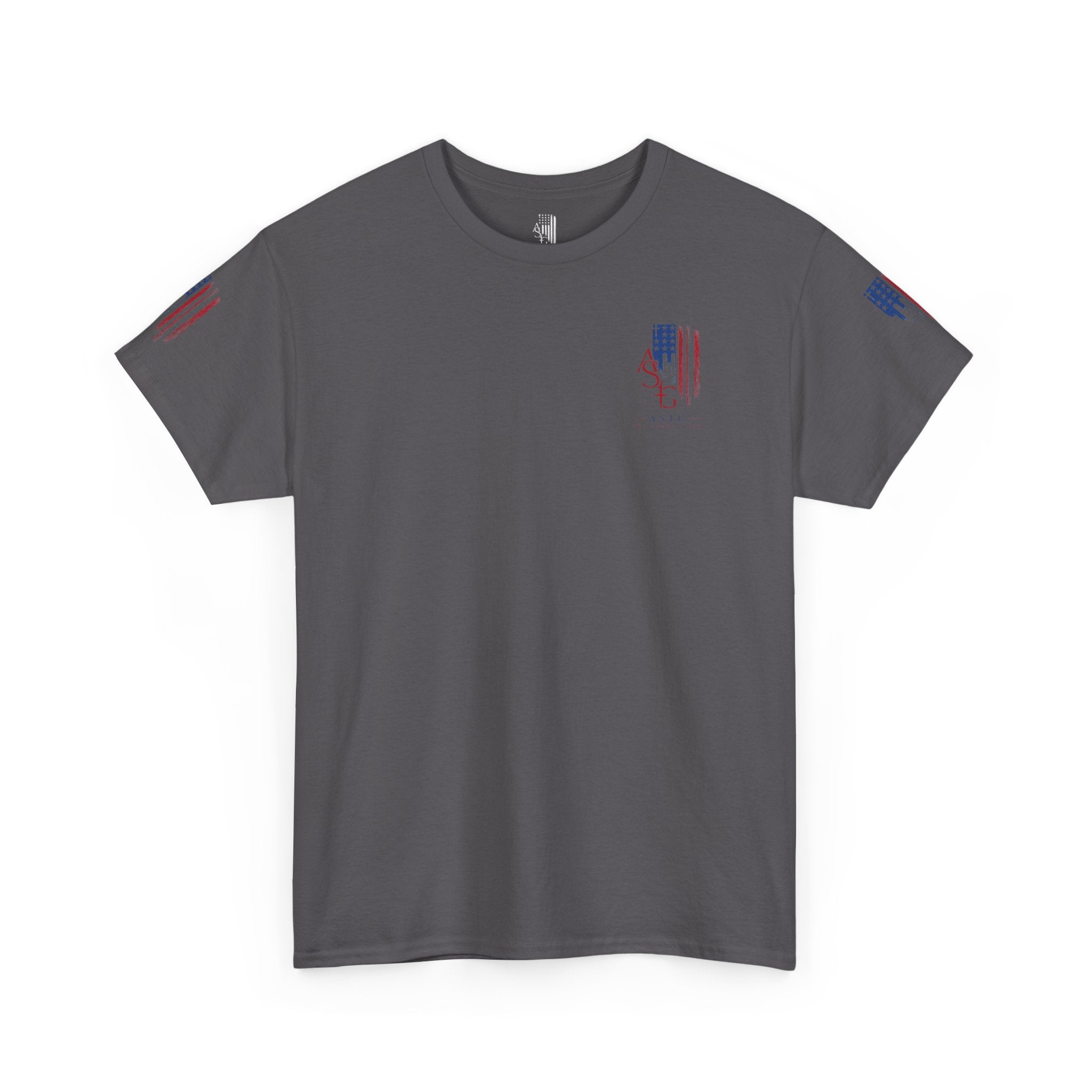 American Flag Distressed Tee - Patriotic USA Shirt for 4th of July